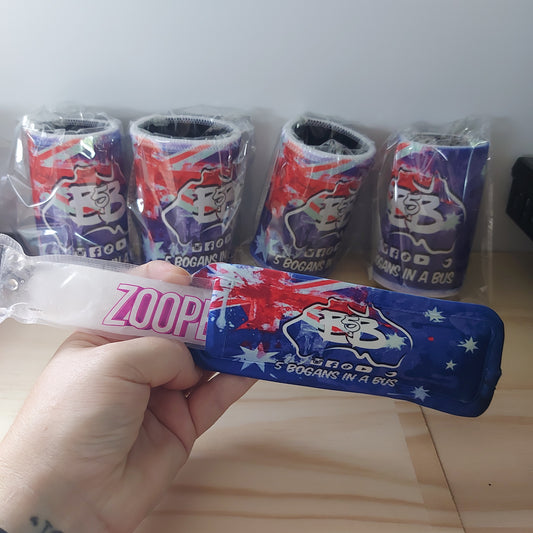 5 Bogans in a Bus Icy Pole Holder - zooper dooper