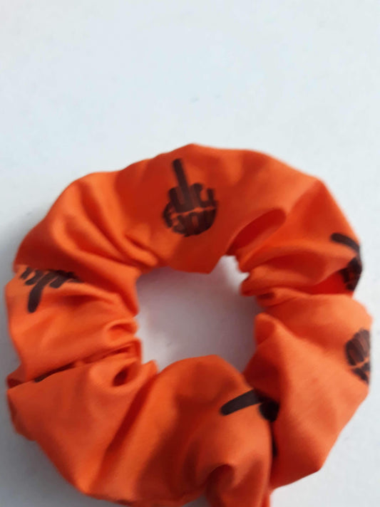 Orange Fuck you Wristie - Cutie Scrunchie