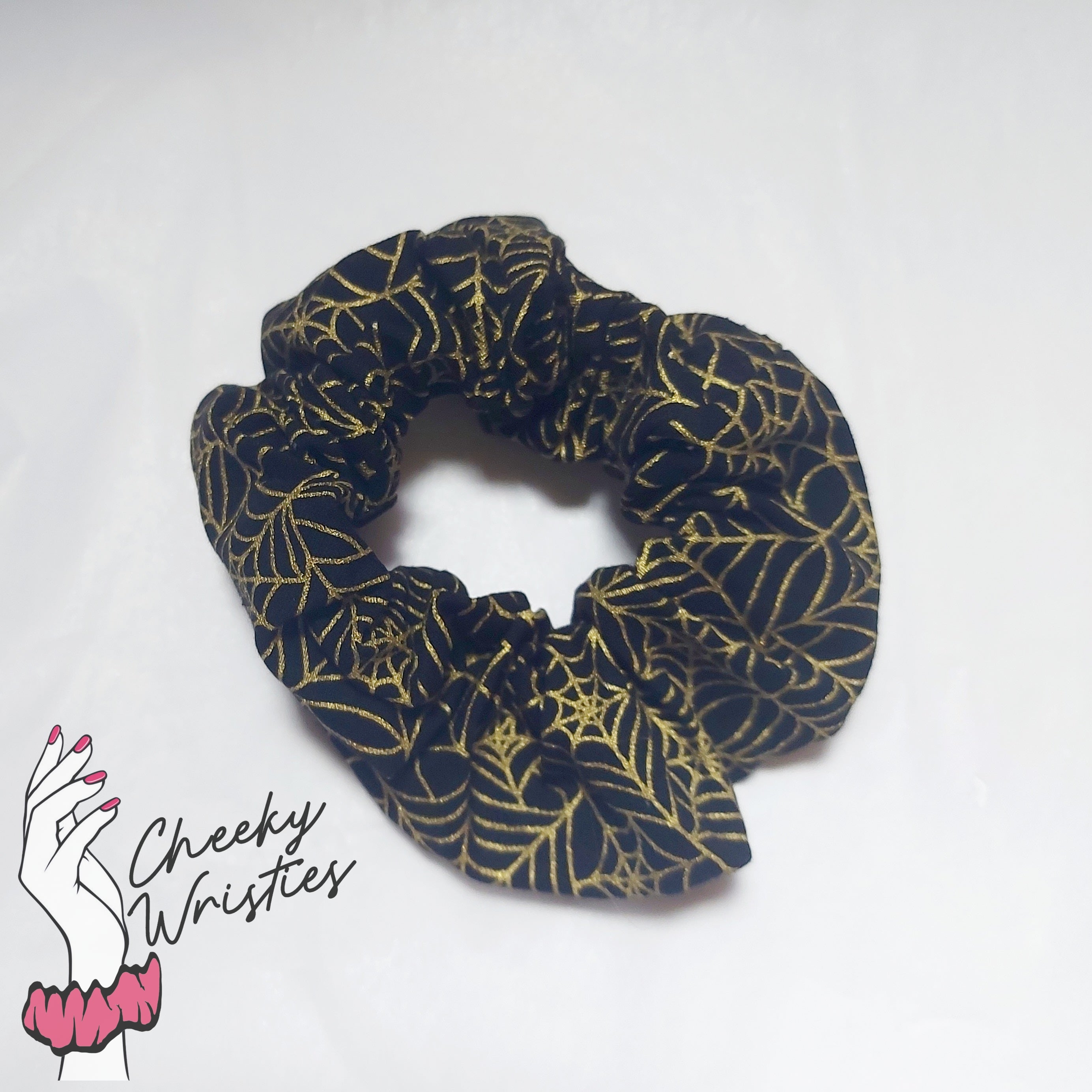 Golden Cobwebs Wristie - Cutie Scrunchie – Bogan Bus