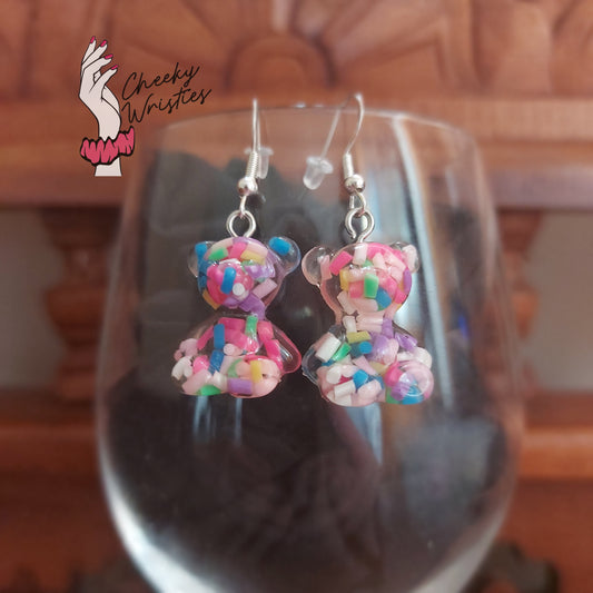 Sprinkle Bears Dangle Earrings