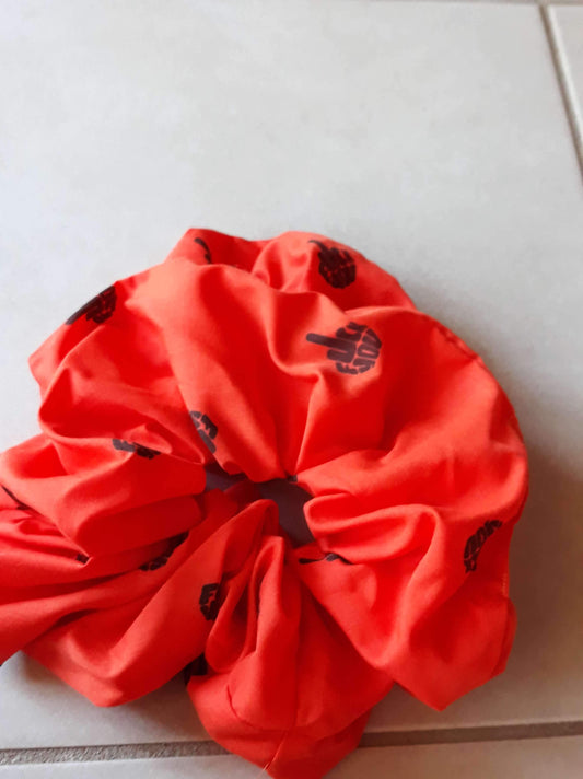 Orange fuck you Wristie - XL Scrunchie