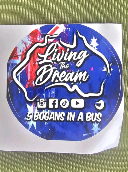 5 Bogans in a Bus Merch Pack – Tumbler, Stubby Holder & Sticker!