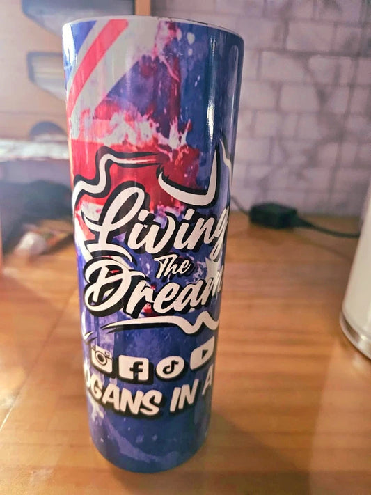 5 Bogans in a Bus Design 20oz Tumbler